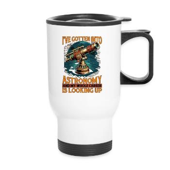 Astrologer I've Gotten Into Astronomy Astrological - Thermal mug with handle - white - Front