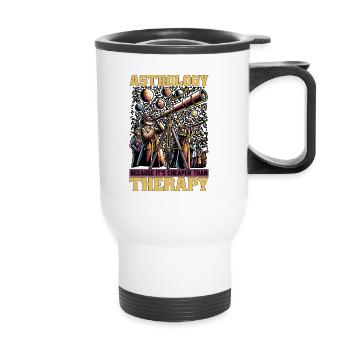 Astrology Because It's Cheaper Fortune Telling - Thermal mug with handle - white - Front