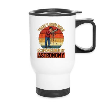 Astrologer Today's Good Mood Is Zodiacal Astrology - Thermal mug with handle - white - Front