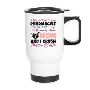 Pharmacy Tech Technician - Thermal mug with handle - white - Front