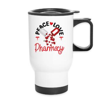 Pharmacy Tech Technician - Thermal mug with handle - white - Front