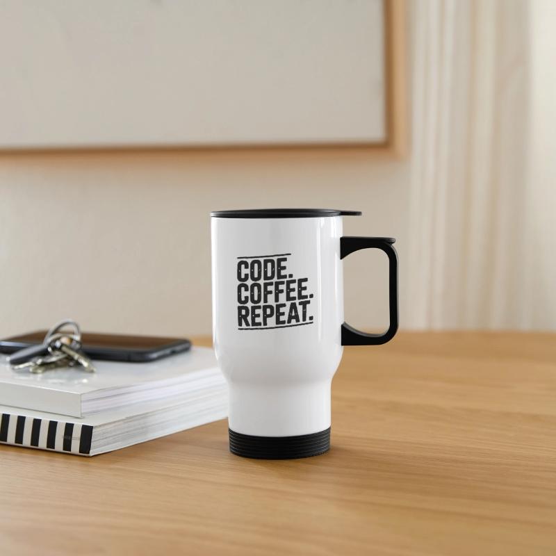 Thermal mug with handle