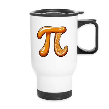 Orange Pi Math - Tasse isotherme avec poignée - blanc - Devant