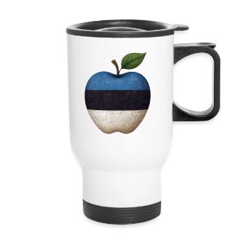 Estonia - Thermal mug with handle - white - Front