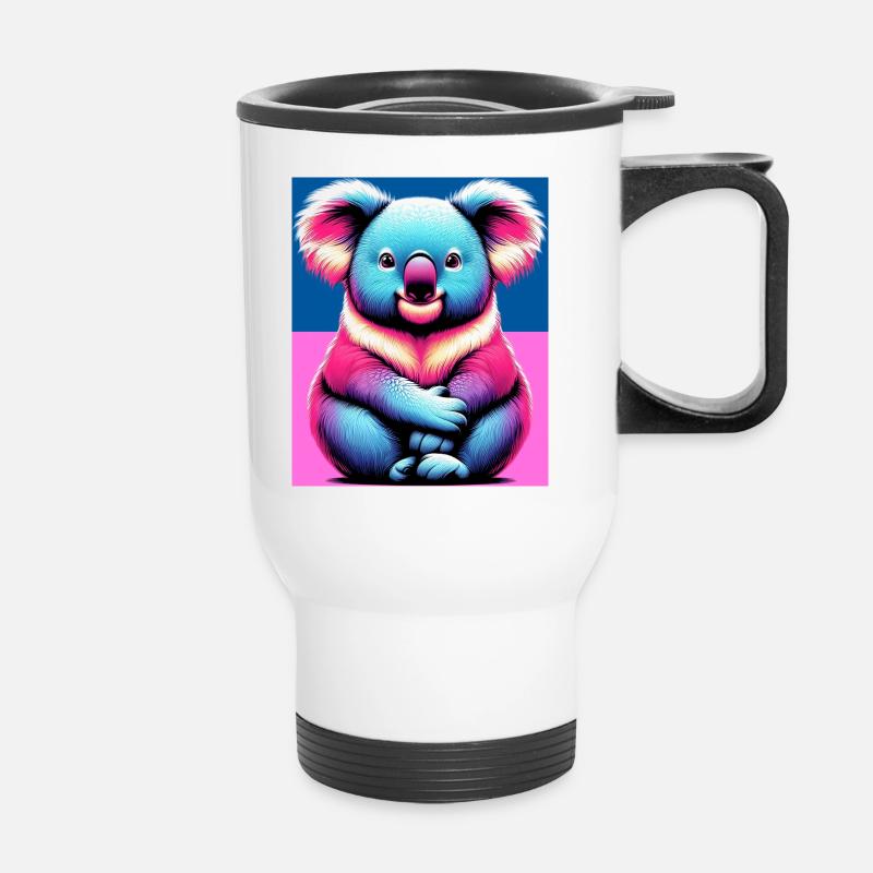 Koala - Thermobecher mit Tragegriff - Weiß