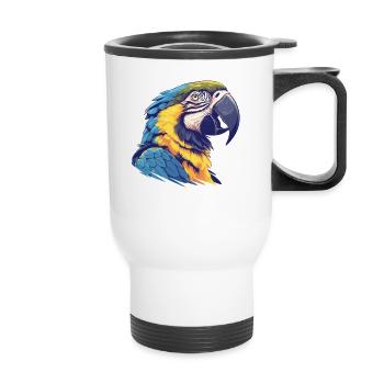 L’ère de l’ara - Tasse isotherme avec poignée - blanc - Devant