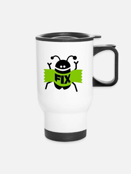 correction d'un bug - Tasse isotherme avec poignée - blanc