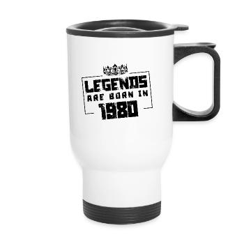 1980 Legends Born in - Thermal mug with handle - white - Front