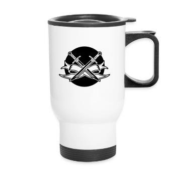 Sword Symbol - Thermal mug with handle - white - Front