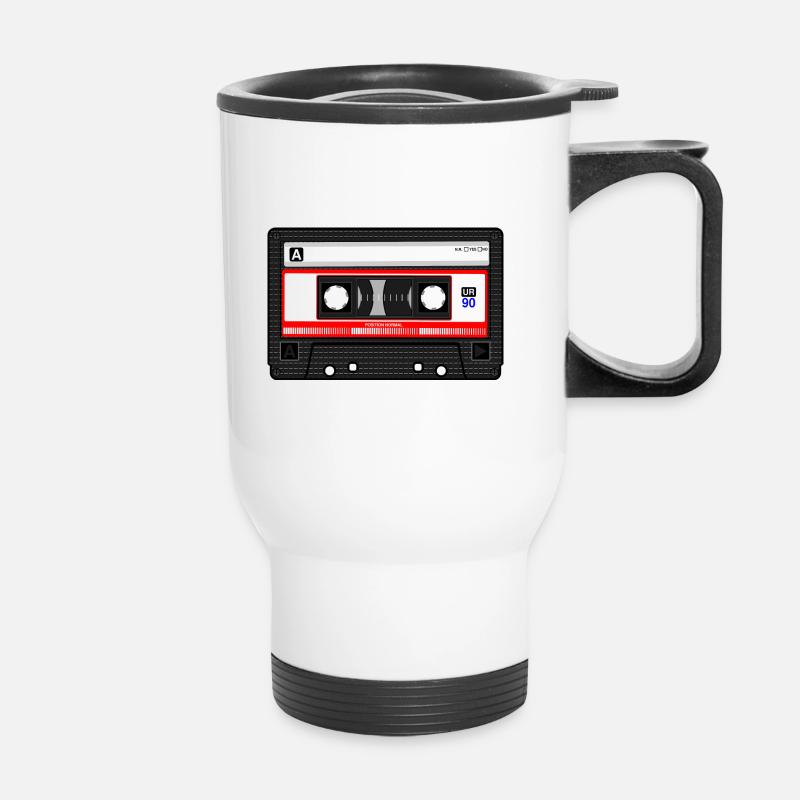 Kassete - Tasse isotherme avec poignée - blanc