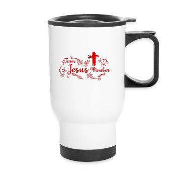 Team Jesus - Thermal mug with handle - white - Front