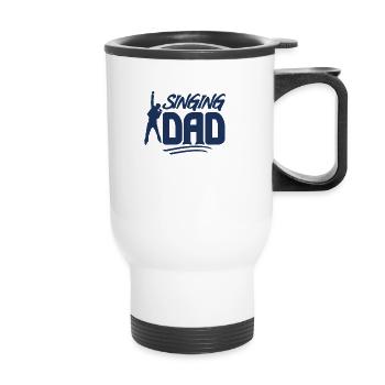 Singer - Thermal mug with handle - white - Front