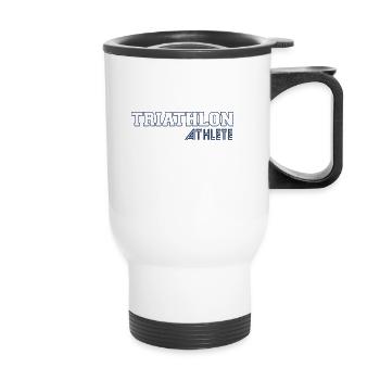 Triathlon Triathlon Triathlon Triathlon - Thermobecher mit Tragegriff - Weiß - Vorne