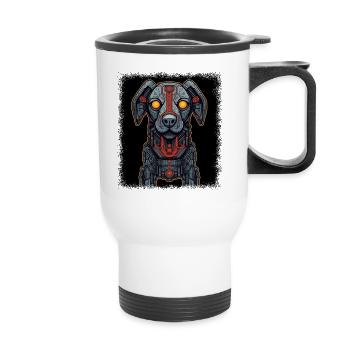Beagle Propriétaire Cadeau Awesome Love Beagle Shirt Cool - Tasse isotherme avec poignée - blanc - Devant