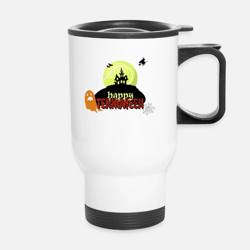 Happy Tennoween - Thermal mug with handle - white