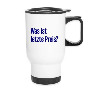 What is last price? - Thermal mug with handle - white - Front