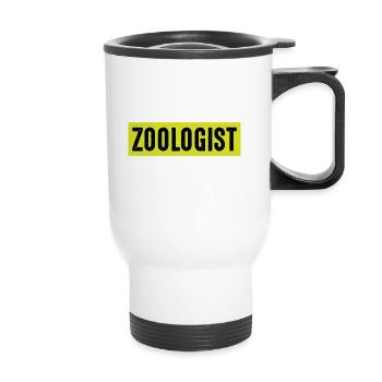 We look good from animal scientist gift - Thermal mug with handle - white - Front