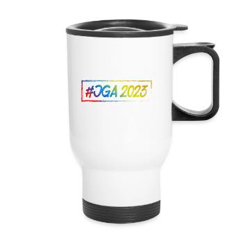 Jga 2023 - Thermal mug with handle - white - Front