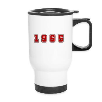 1965 Year Number - Thermal mug with handle - white - Front