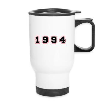 1994 Year Number - Thermal mug with handle - white - Front