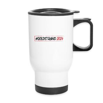Golden Sands 2024 - Thermal mug with handle - white - Front