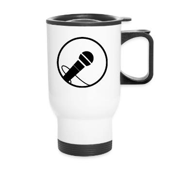 Cercle micro - Tasse isotherme avec poignée - blanc - Devant