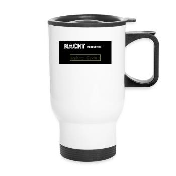 Night Production Retro Gaming - Thermal mug with handle - white - Front