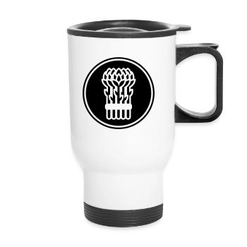 Vegetable icon - Thermal mug with handle - white - Front