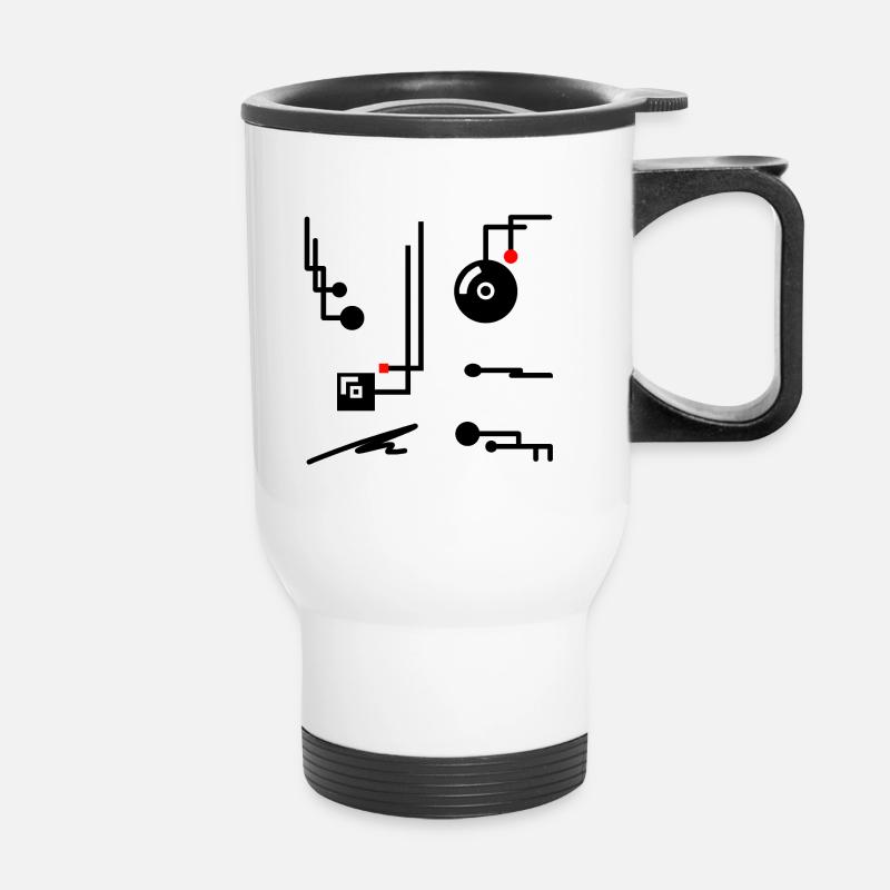 mrmrrs #25 - Thermal mug with handle - white