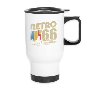 Retro 1966 Classic Vintage Birthday Gift - Thermal mug with handle - white - Front