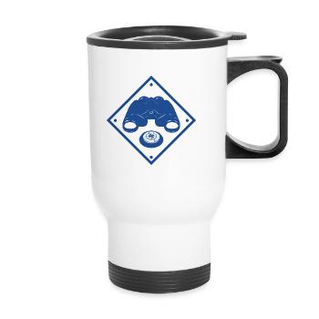 Binoculars Telescope - Thermal mug with handle - white - Front