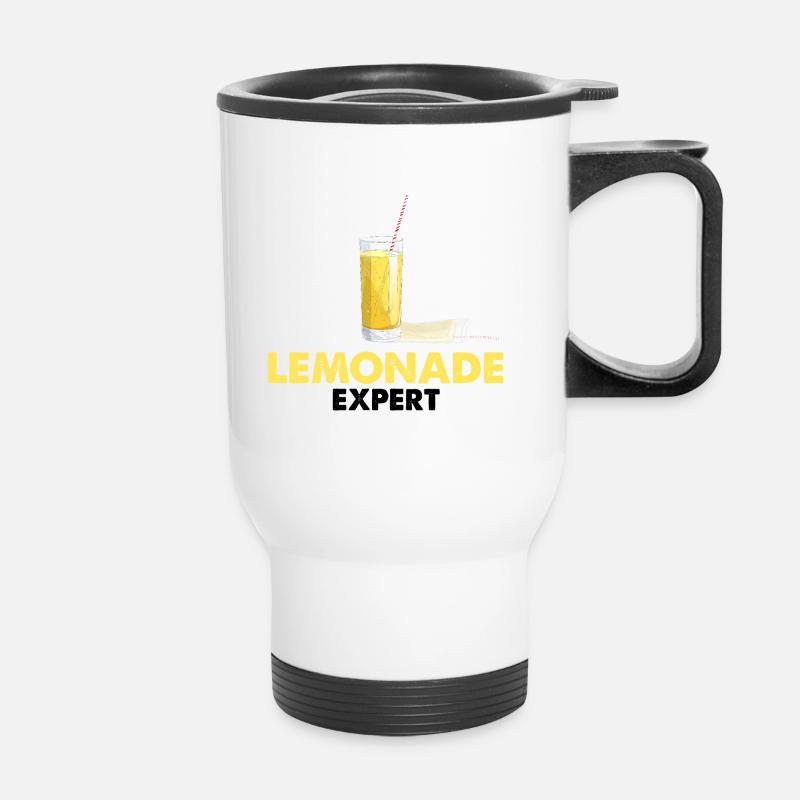 Limonade Limonade Limonade Limonade Stand Design - Tasse isotherme avec poignée - blanc