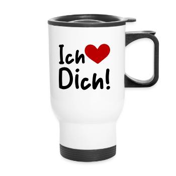 I Love You Saying - Thermal mug with handle - white - Front