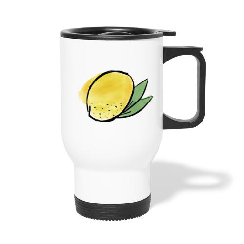 Lemon Heart - Kahvallinen termosmuki