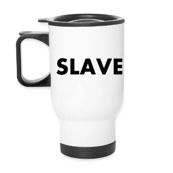 Slave - Thermal mug with handle - white - Back