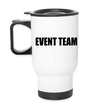 Event team - Thermal mug with handle - white - Back