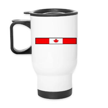 Canada Flagge - Thermobecher mit Tragegriff - Weiß - Hinten