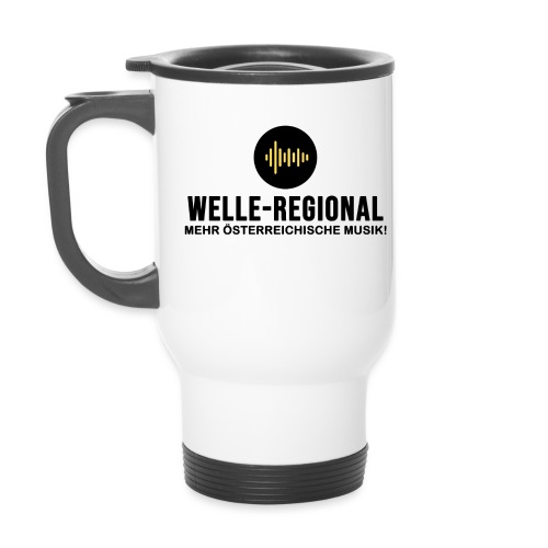 Das Logo von Welle-Regional! - Thermobecher mit Tragegriff