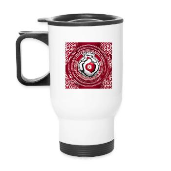 The Proud Eagles - Thermal mug with handle - white - Back