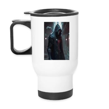 The Reaper II Futuristic - Thermal mug with handle - white - Back