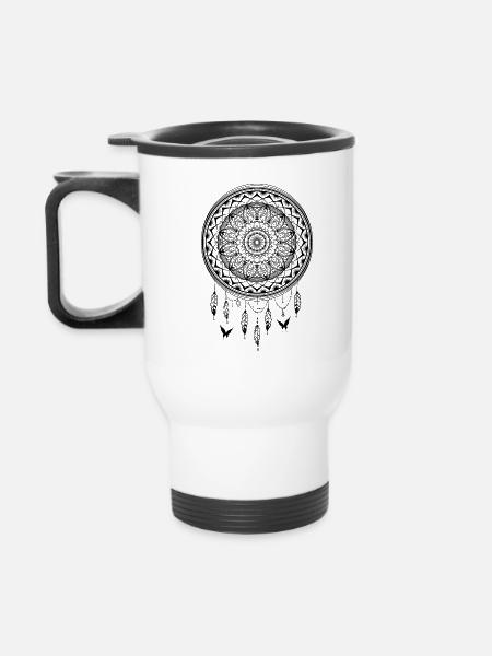Keep Dreaming - Thermobecher mit Tragegriff - Weiß