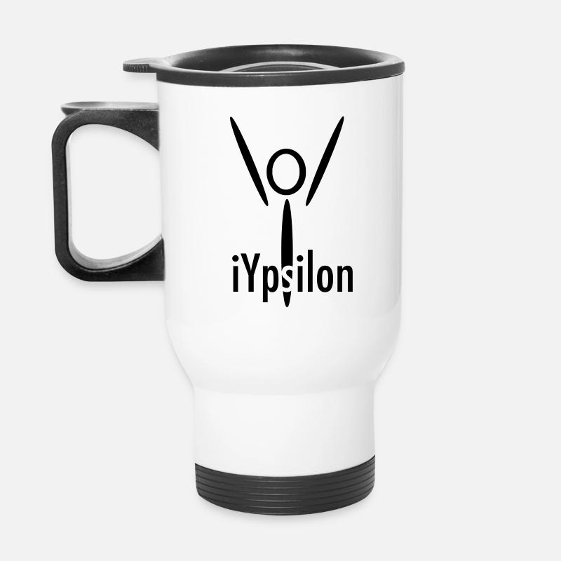 iYpsilon Blume - Thermobecher mit Tragegriff - Weiß