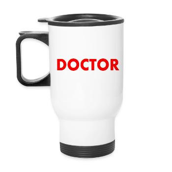 Doctor - Tasse isotherme avec poignée - blanc - Dos