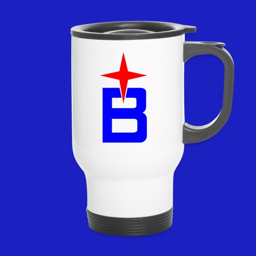 b logo - Thermobecher mit Tragegriff
