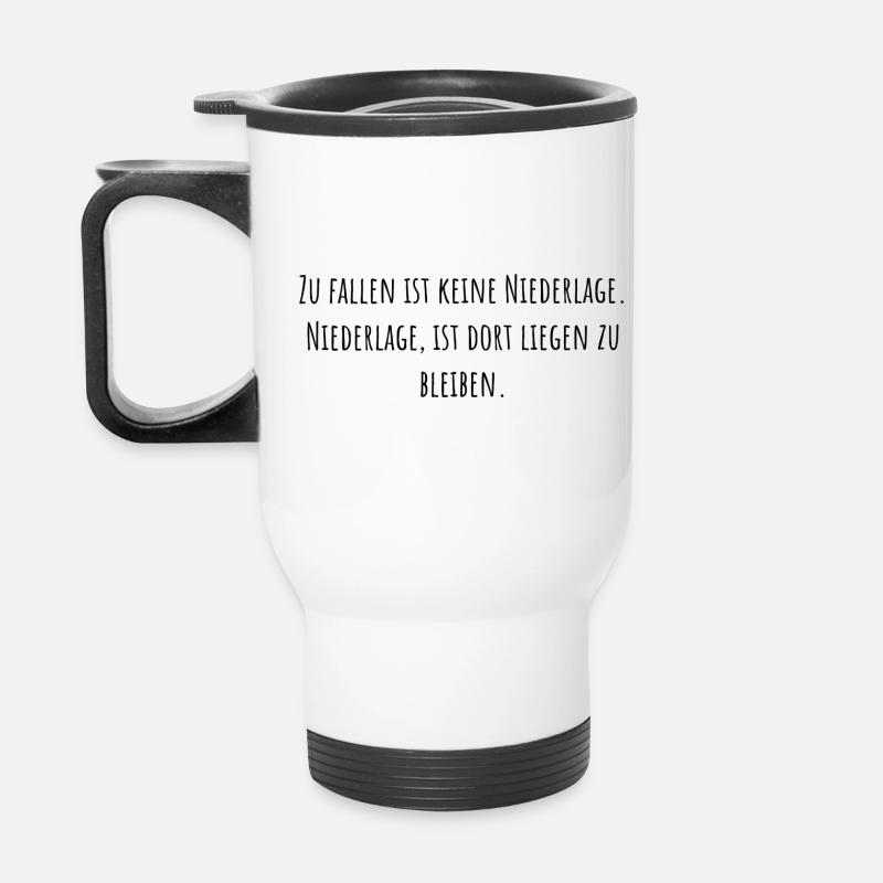 Motivation Saying - Thermal mug with handle - white
