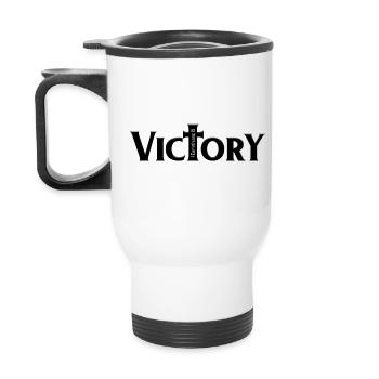DLM VICTORY B1M - Thermal mug with handle - white - Back