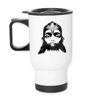 hanuman ji - Thermal mug with handle - white - Back