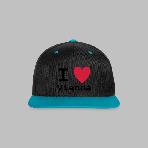 I Love Vienna - Kontrast Snapback Cap