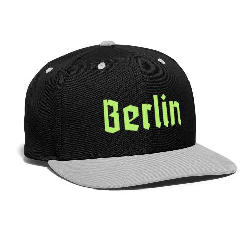 BERLIN Fraktur - Kontrast Snapback Cap