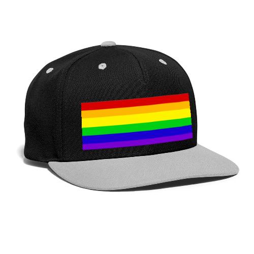 Rainbow - Kontrast Snapback Cap